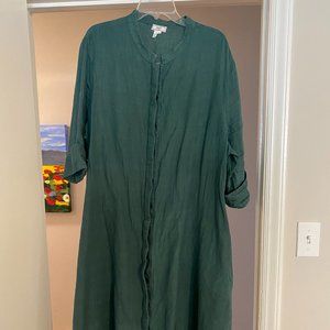 Linen Zuri Kenya Lagoon in 2X Long